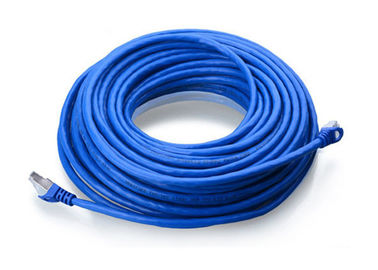 Голубой кабель ФТП Кат6А, подгонянное переплетенное 4 пары длины защищал кабель